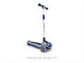Kids 3-Wheel Kick Scooter with Built-In LED Headlights – Adjustable Height, Stable Lean-to-Steer Toy