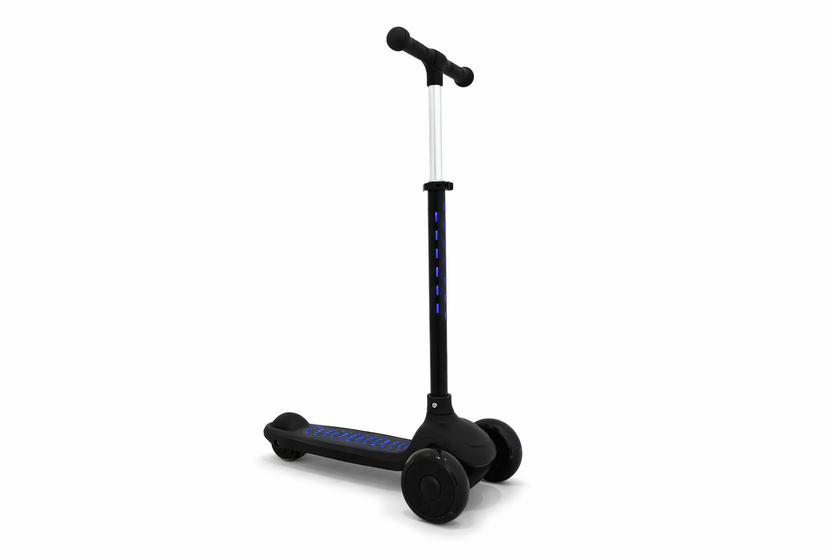 Kids 3-Wheel Kick Scooter – Adjustable Height T-Bar with Easy-Grip Handles