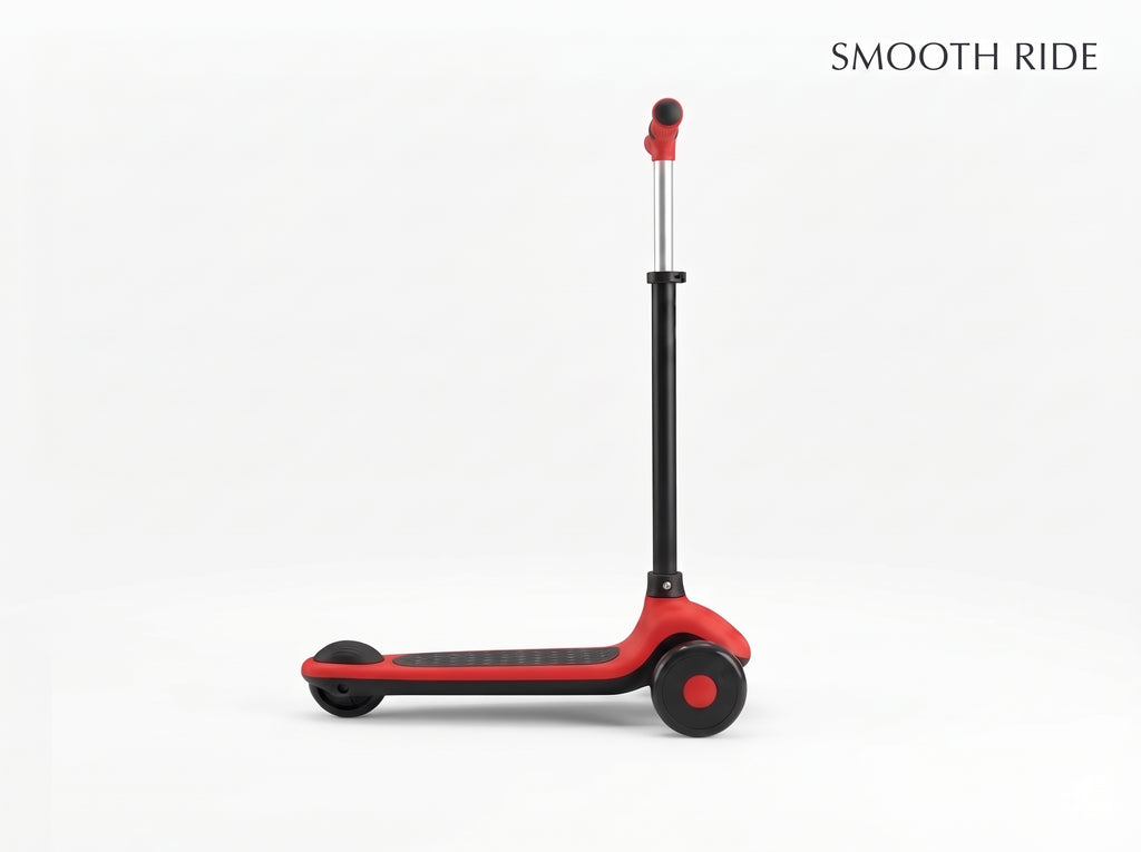 Kids 3-Wheel Kick Scooter – Adjustable Height T-Bar with Easy-Grip Handles