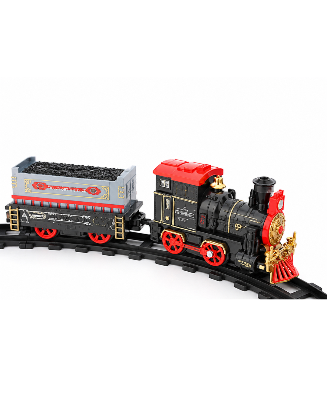 Classic Electric Train Set with Track & Lights