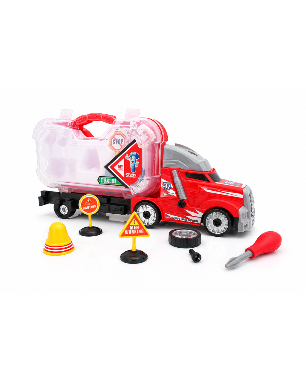 Kids DIY Truck Tool Playset with Accessories