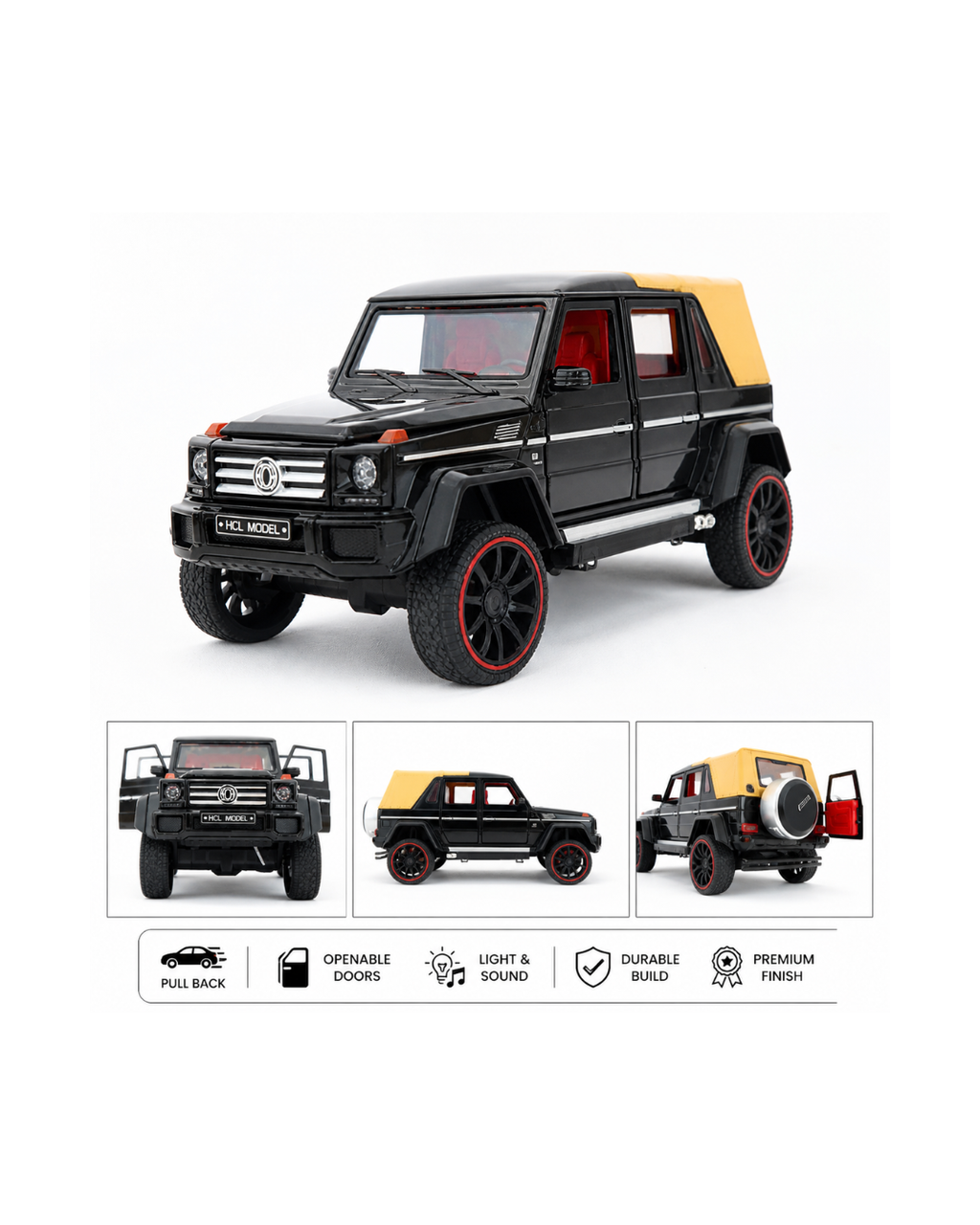 Premium Off-Road SUV Die-Cast Model (G-Class Style)