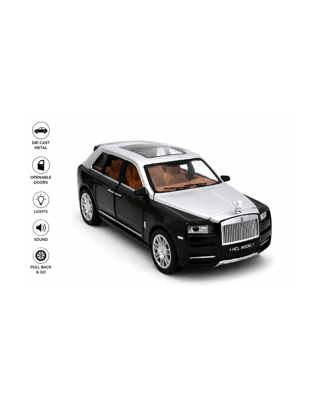 Luxury Die-Cast SUV Model Car Toy