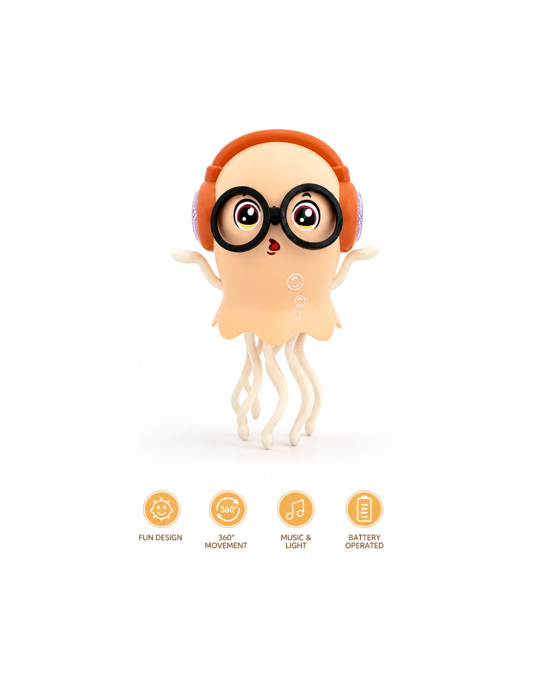 Dancing Jellyfish Toy with Music & LED Lights