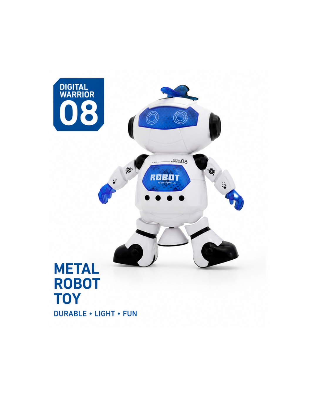 Smart Dancing Robot Toy with Lights & Music