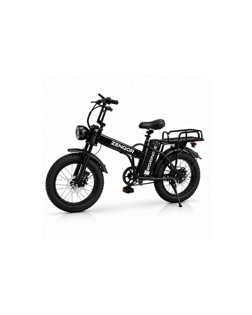Zenqor 500W Electric Fat Tire Bike – 48V 15Ah Lithium Battery