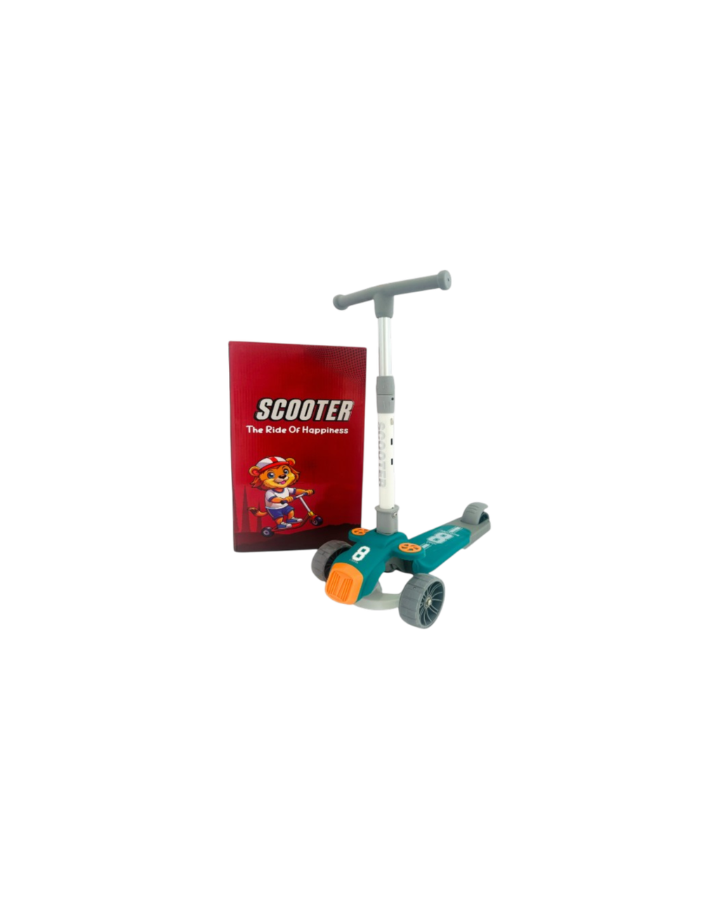 Kids 3-Wheel Scooter with Adjustable Heigh
