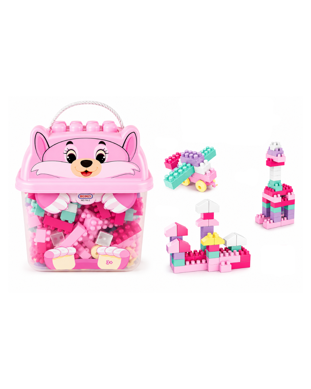 125 Pieces Blocks Play & Learn – Creative Building Blocks Set