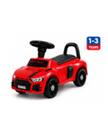 Kids Ride-On Push Sports Car with Steering Wheel & Back Support