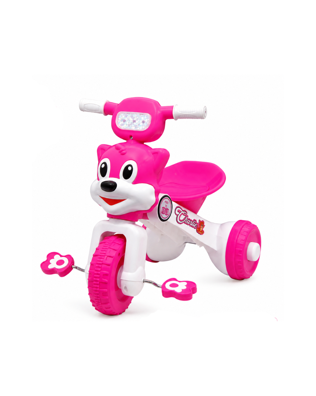 Charlie Kids Foldable Tricycle with Light-Up Handlebar
