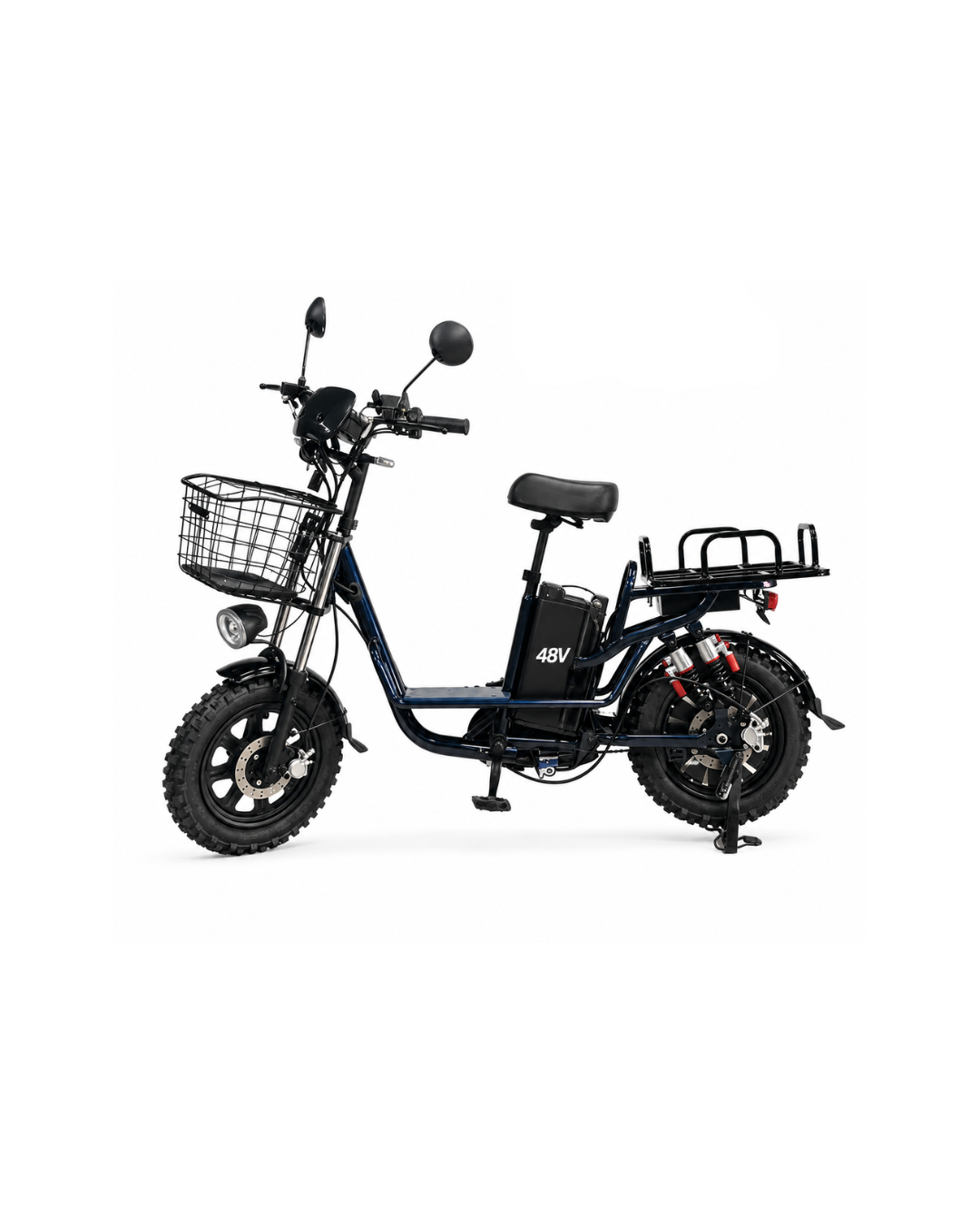 48V 500W Electric Scooter Bike with Disc & Motor Brake System