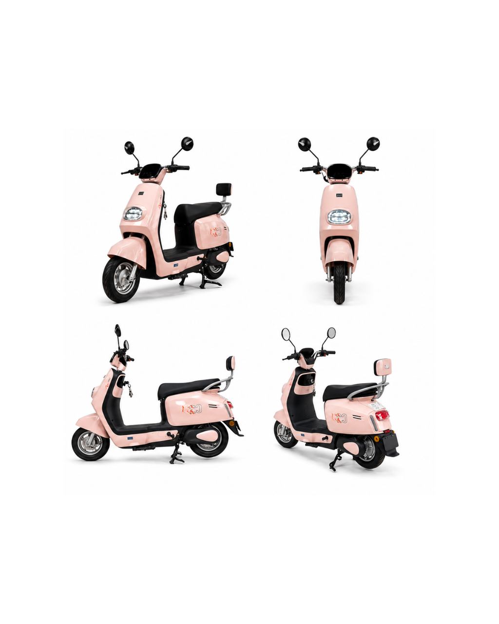 48V 500W Electric Scooter with Smart Display & 20Ah Lithium Battery