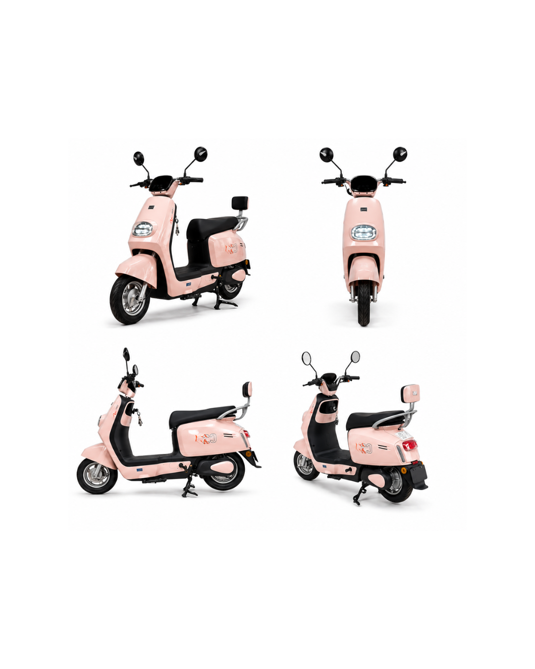 48V 500W Electric Scooter with Smart Display & 20Ah Lithium Battery