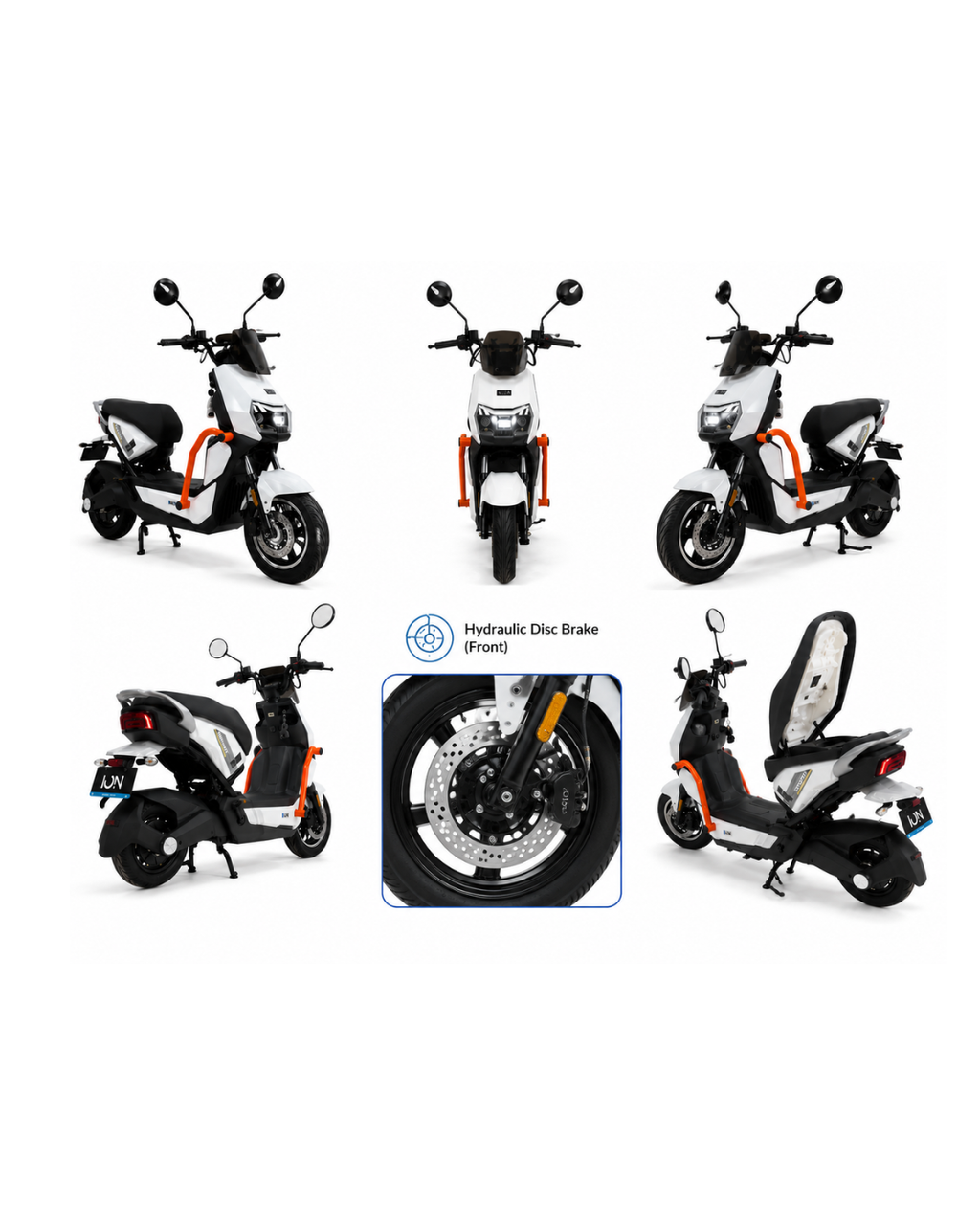 600W Electric Scooter with Hydraulic Disc Brake & Smart Display