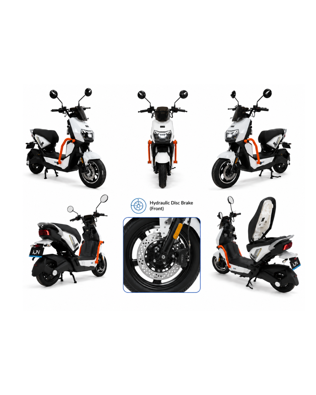 600W Electric Scooter with Hydraulic Disc Brake & Smart Display
