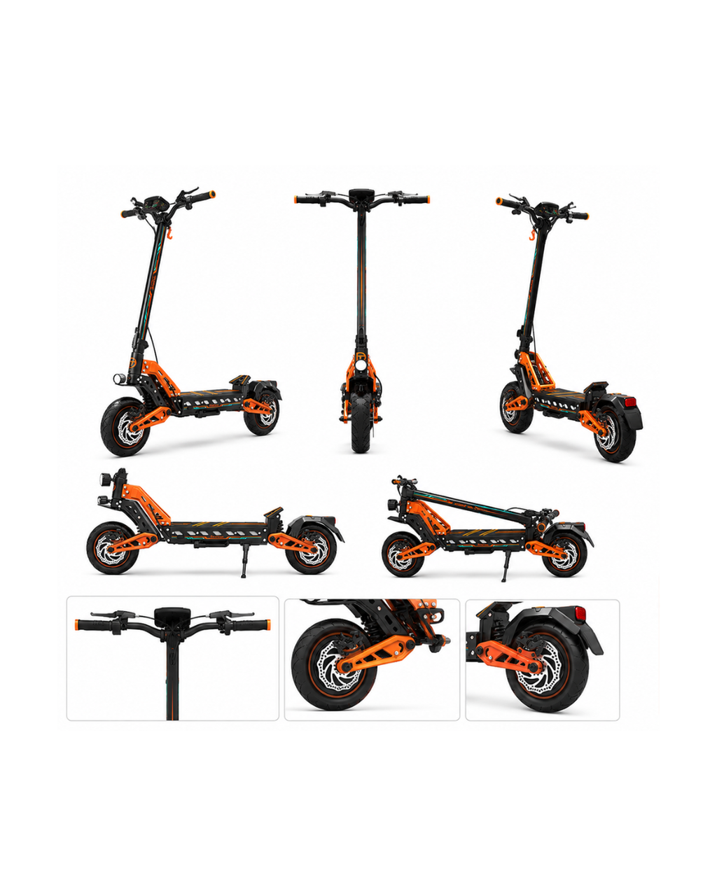 DriveTron Dual Motor Electric Scooter 52V 20.8Ah