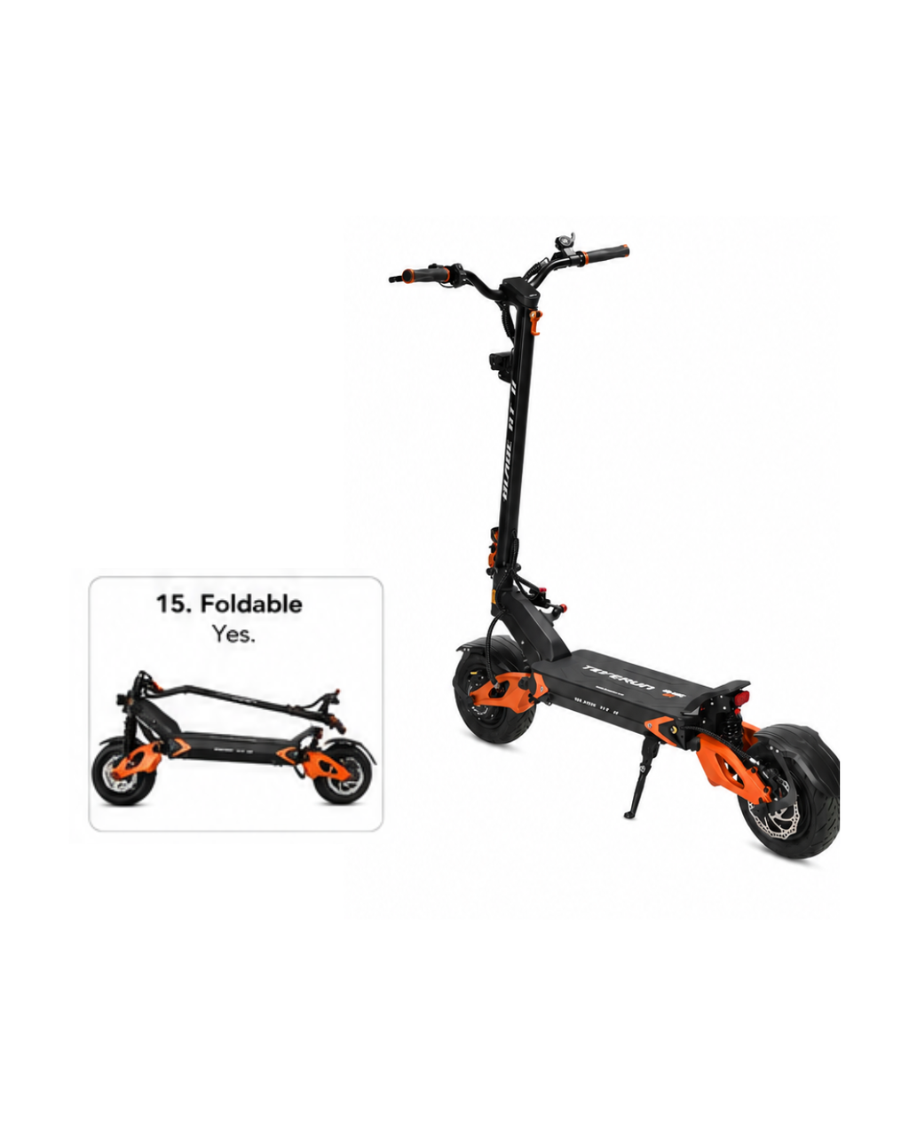 Teverun Dual Motor Electric Scooter 60V 25Ah