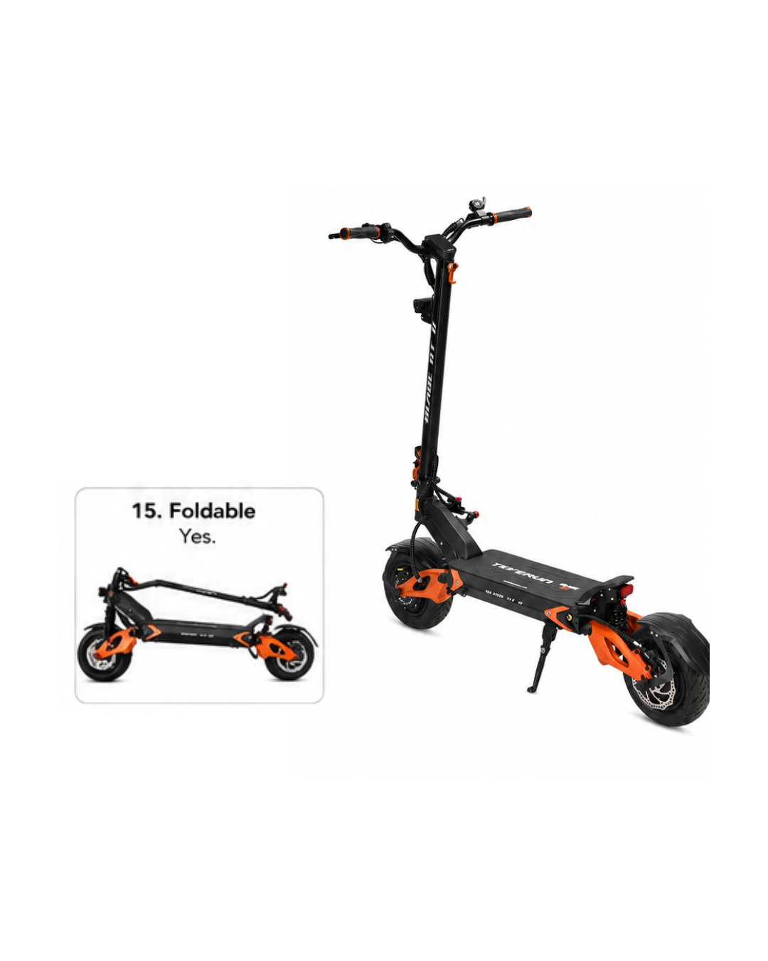 Teverun Dual Motor Electric Scooter 60V 25Ah