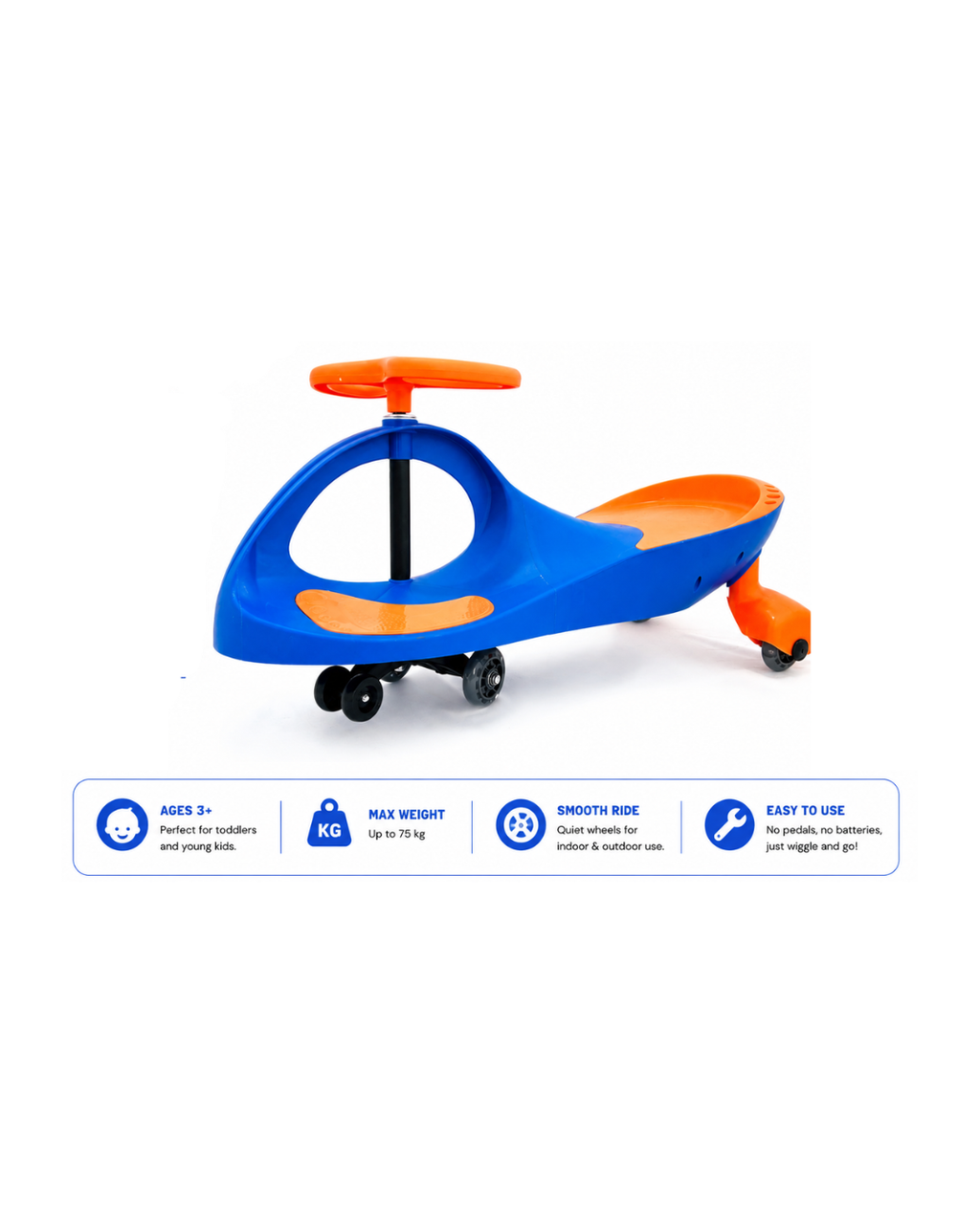 Kids Wiggle Car Ride-On Swing Car