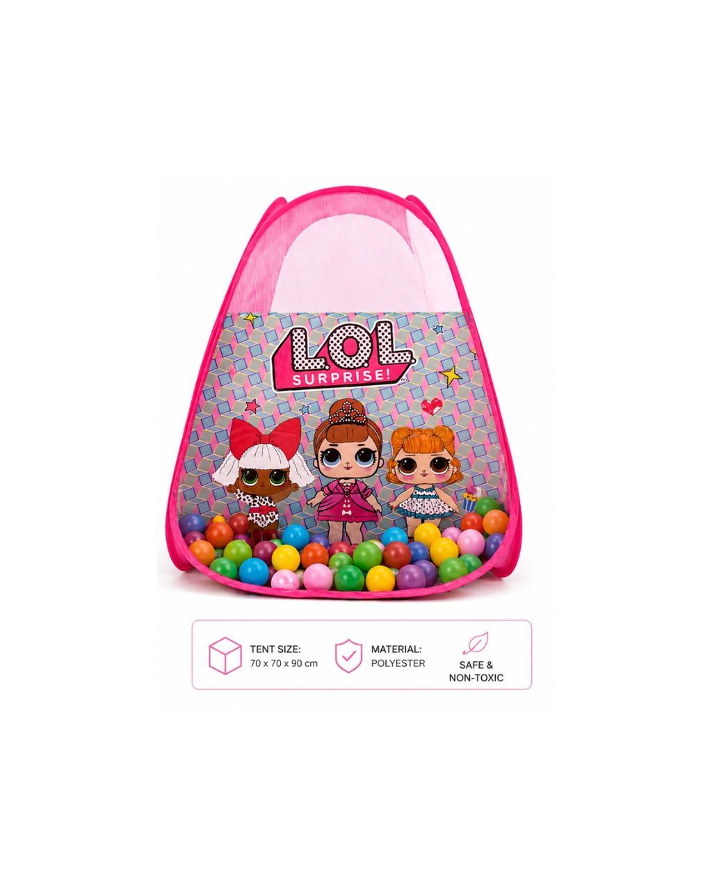 LOL Surprise Kids Ball Pool Tent with 100 Balls