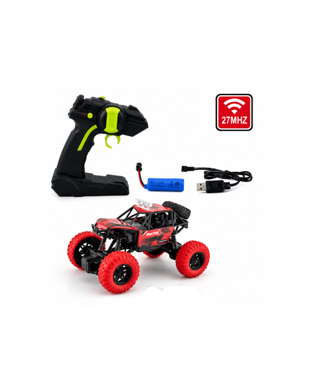 1:18 RC Off-Road Rock Crawler Car – 27MHz