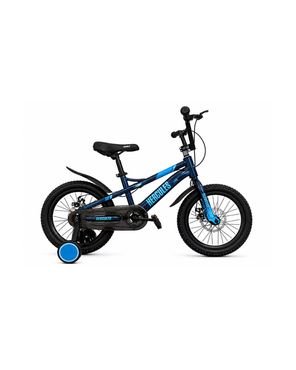 Hercules Pro 16” Kids Bicycle with Training Wheels & Disc Brakes