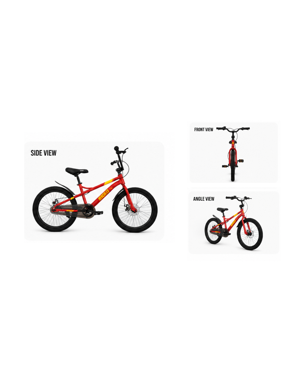 Hercules Pro 20” Kids Bicycle with Disc Brakes